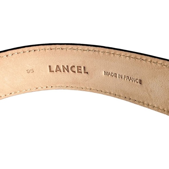 Lancel Cinnabar Red Leather Belt NWT main image 10